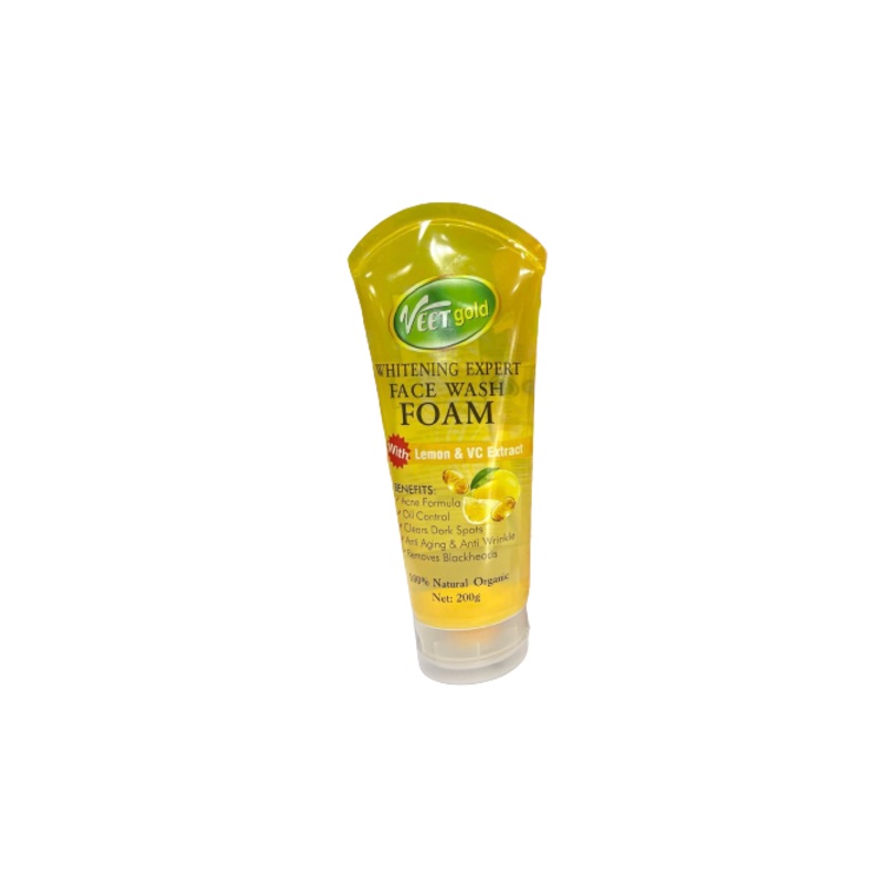 Veet Gold Lemon Face Wash Foam