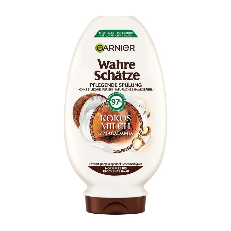 Garnier Wahre Schtze Coconut Milk & Macadamia conditioner, 250 mL
