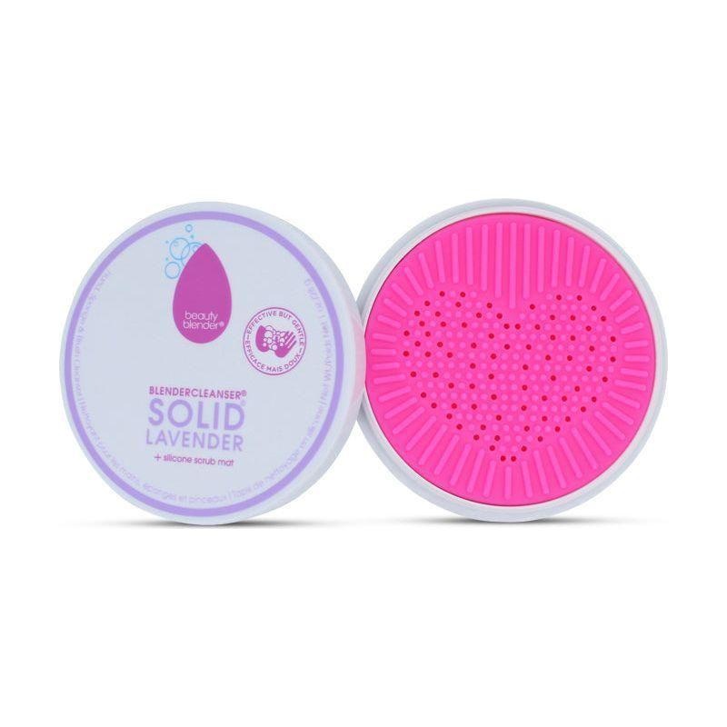 Beautyblender Blendercleanser Solid Lavender + Silicone Scrub Mat | Deep Clean & Refresh Your Makeup Tools