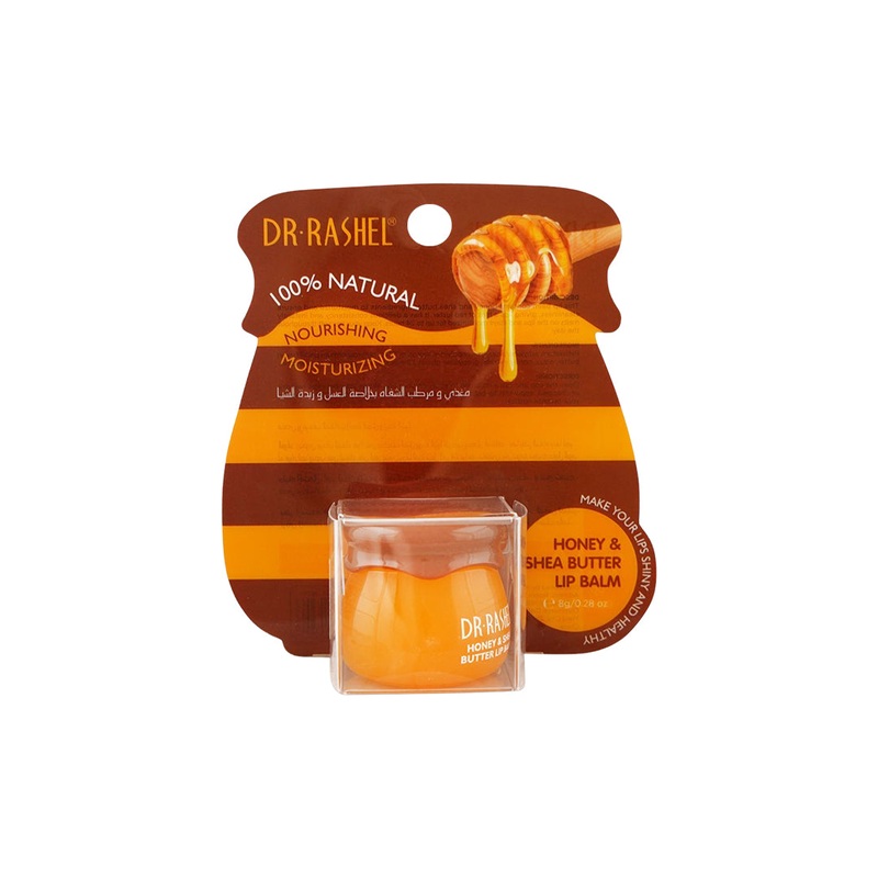 DR RASHEL Honey and Shea Butter Nourishing Lip Balm Repairing and Soothe Lips 8g