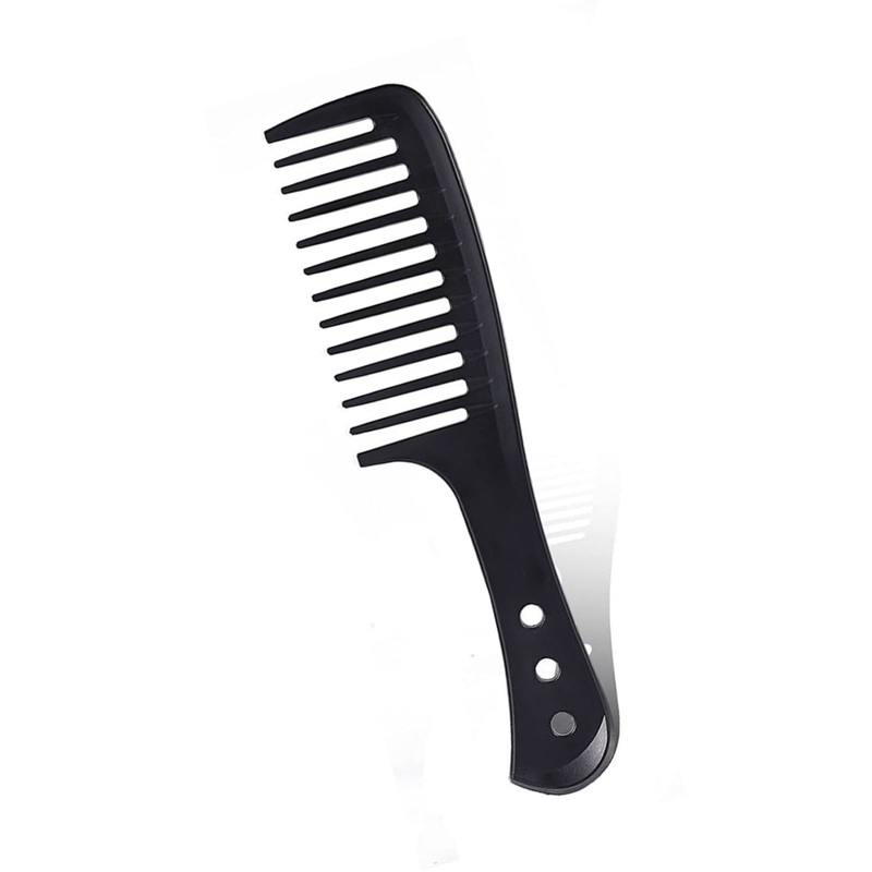Carbon Antistatic Wide Tooth Hair Smooth Comb