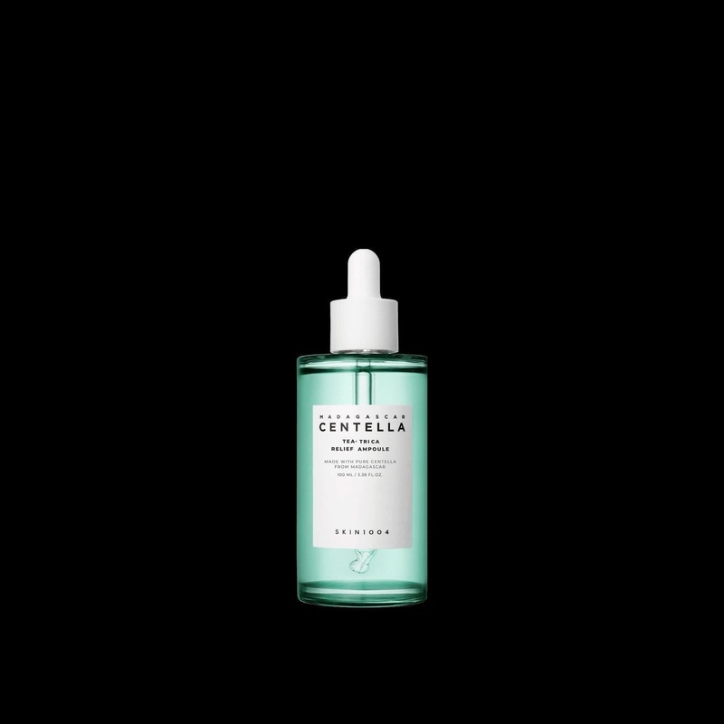 SKIN1004 Tea-Trica Relief Ampoule 100ml Acne Treatment | Soothing & Calming Formula | Non-Comedogenic