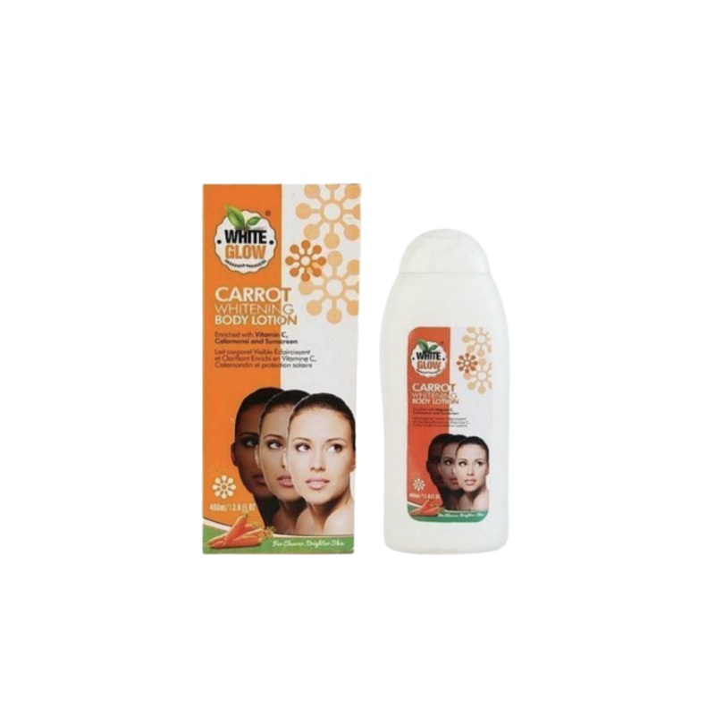 White Glow Carrot Whitening Body Lotion 400ML