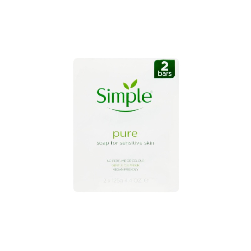 Simple Cleansing Bar 2 x 125g