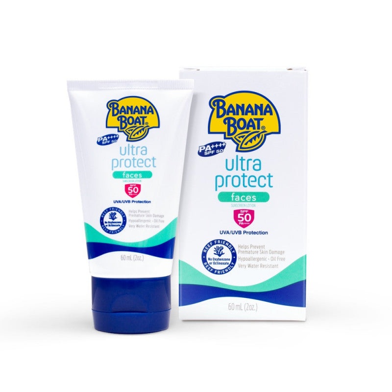 Banana Boat Ultra Protect Faces Sunscreen Lotion, SPF 50- 60ml