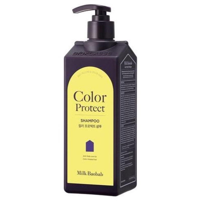 BIOKLASSE MILK BAOBAB Color Protect Shampoo  500ml | Anti-Fade Care & Long-Lasting Blackberry & Bay Fragrance