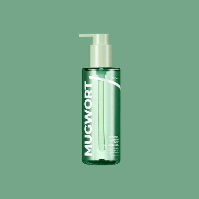 Isntree Mugwort Calming Deep Cleansing Oil  200ml | Purifying, Non-Comedogenic Oil Cleanser for Sensitive Skin
