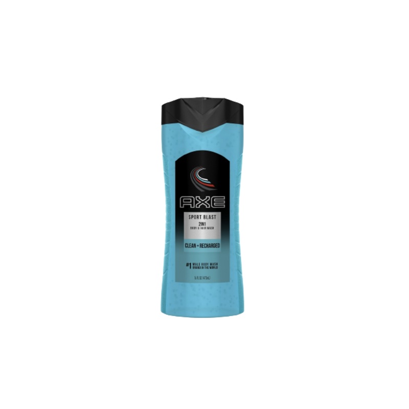 Axe Sport Blast 2In1 Clean+Rechared Body Wash
