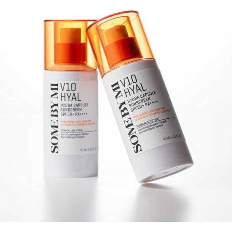 SOME BY MI V10 Hyal Hydra Capsule Sunscreen SPF50+ PA++++ – 40ml | UV Protection & Intense Hydration