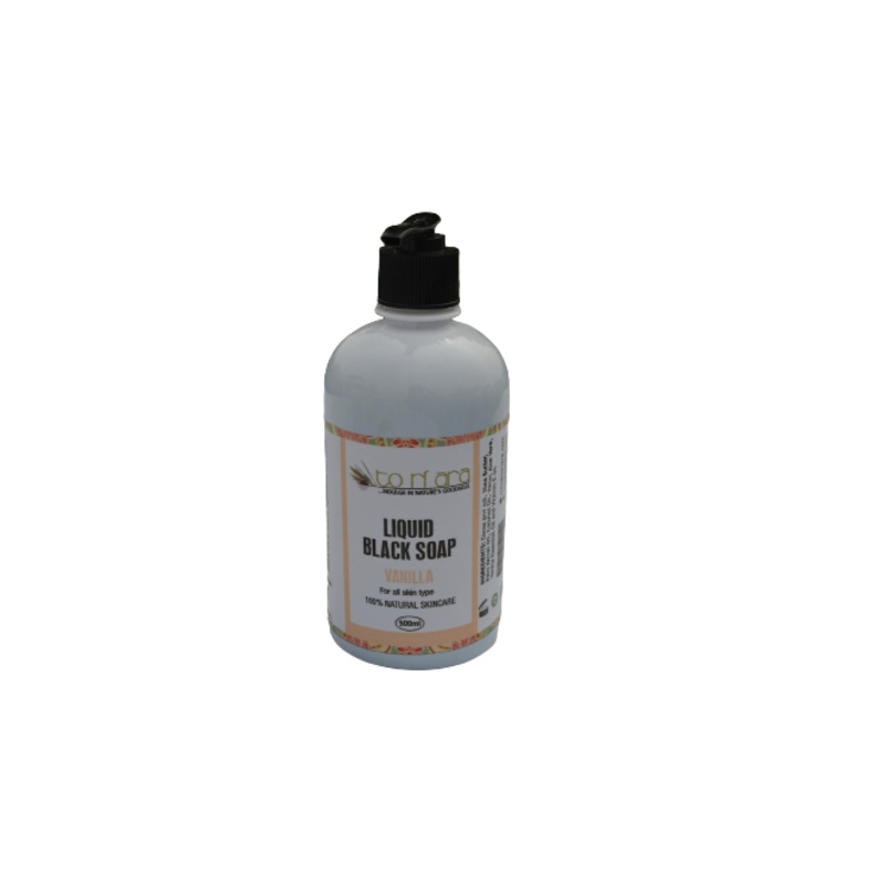 To Ri Ara Liquid Black Soap Vanilla 500ML
