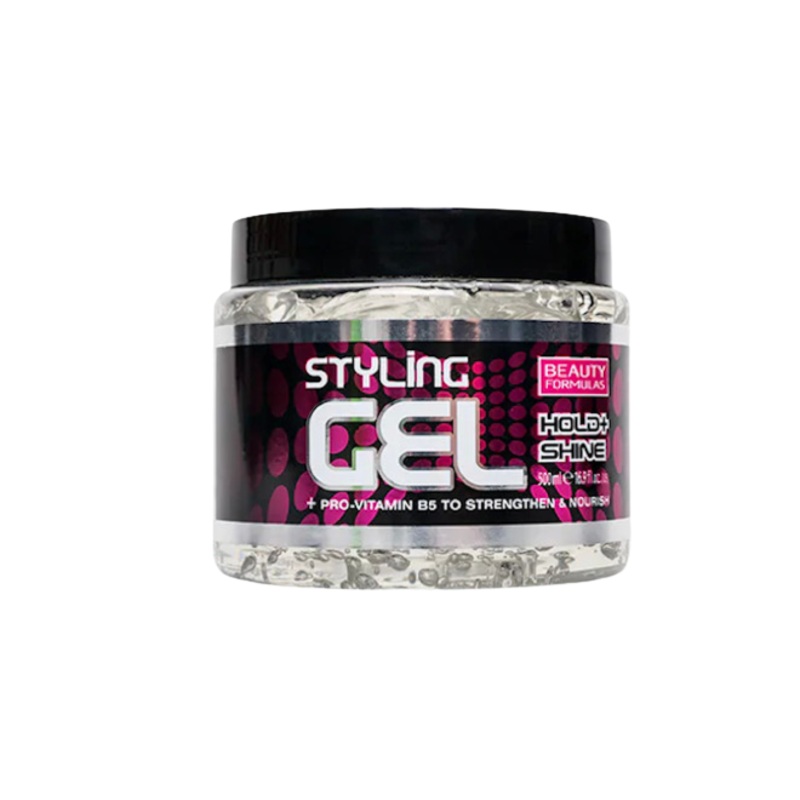 Beauty Formulas Styling Gel Hold+ Shine 500ML