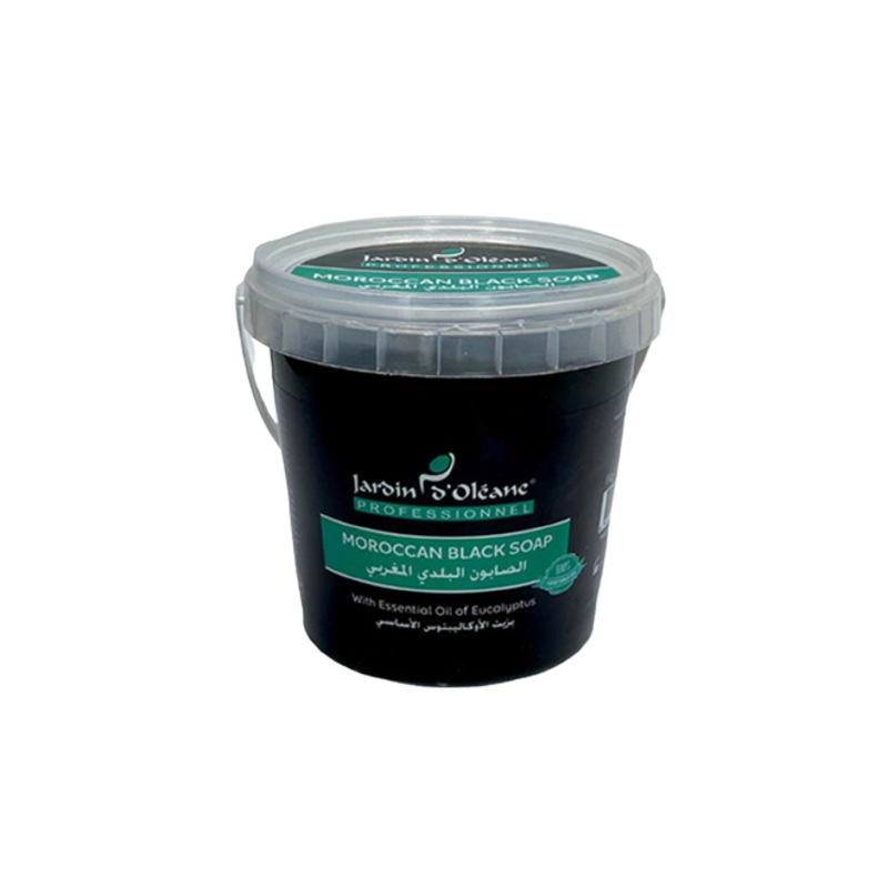 Jardin DOleane Moroccan Black Soap With Essential Oil Of Eucalyptus