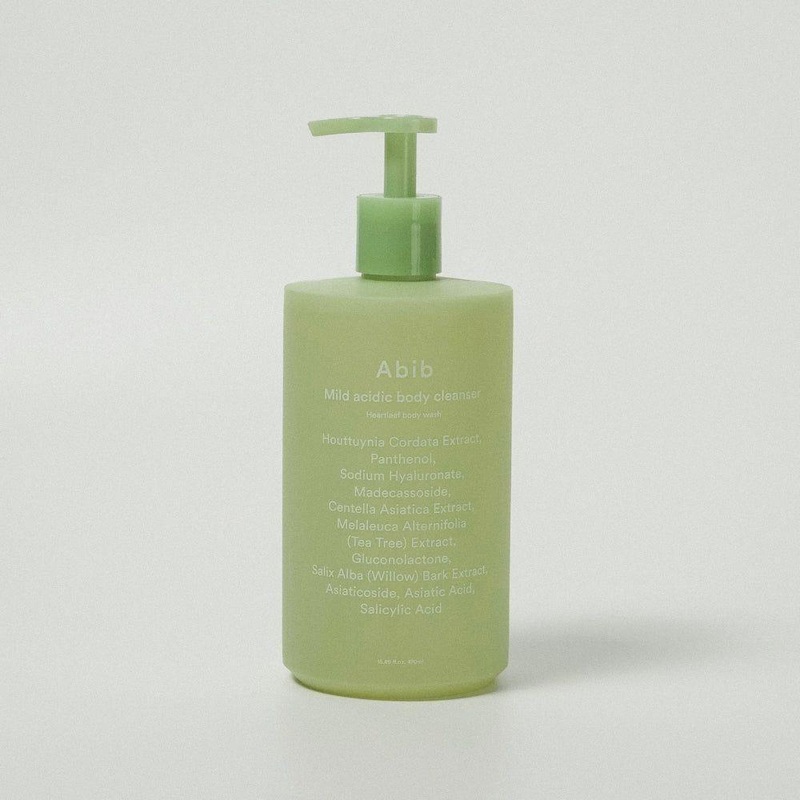 Abib Mild Acidic Body Cleanser Heartleaf  470ml | Soothing Gel Body Wash for Acne-Prone & Sensitive Skin