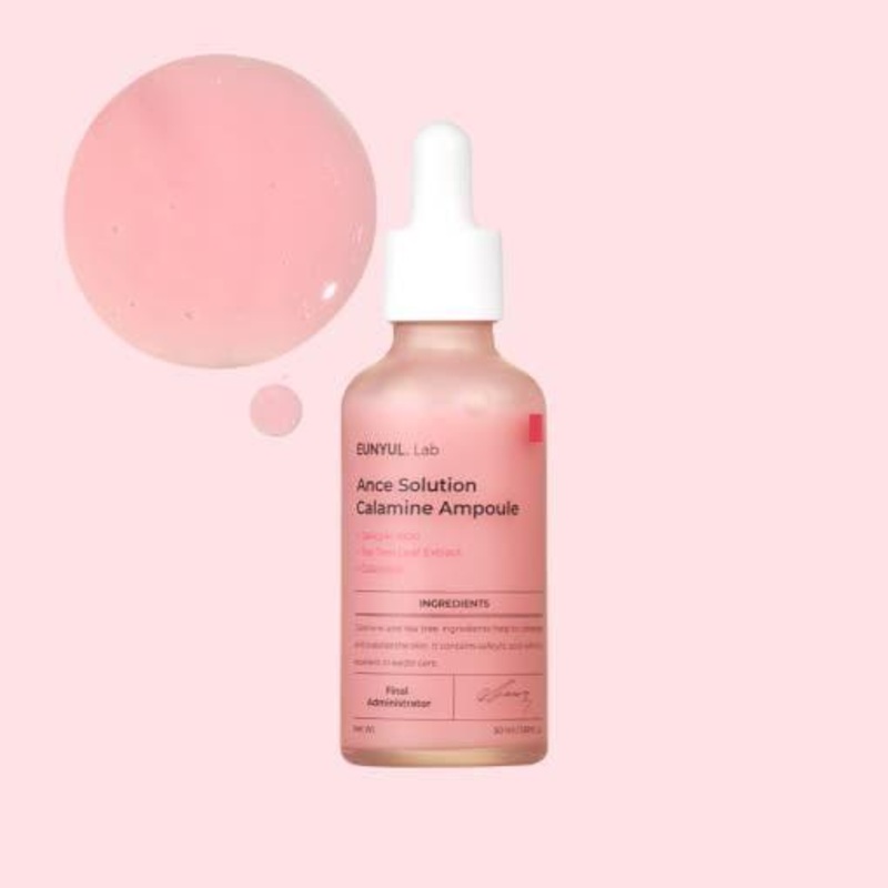 EUNYUL Lab Acne Solution Calamine Ampoule  50ml | Acne Control & Skin Soothing