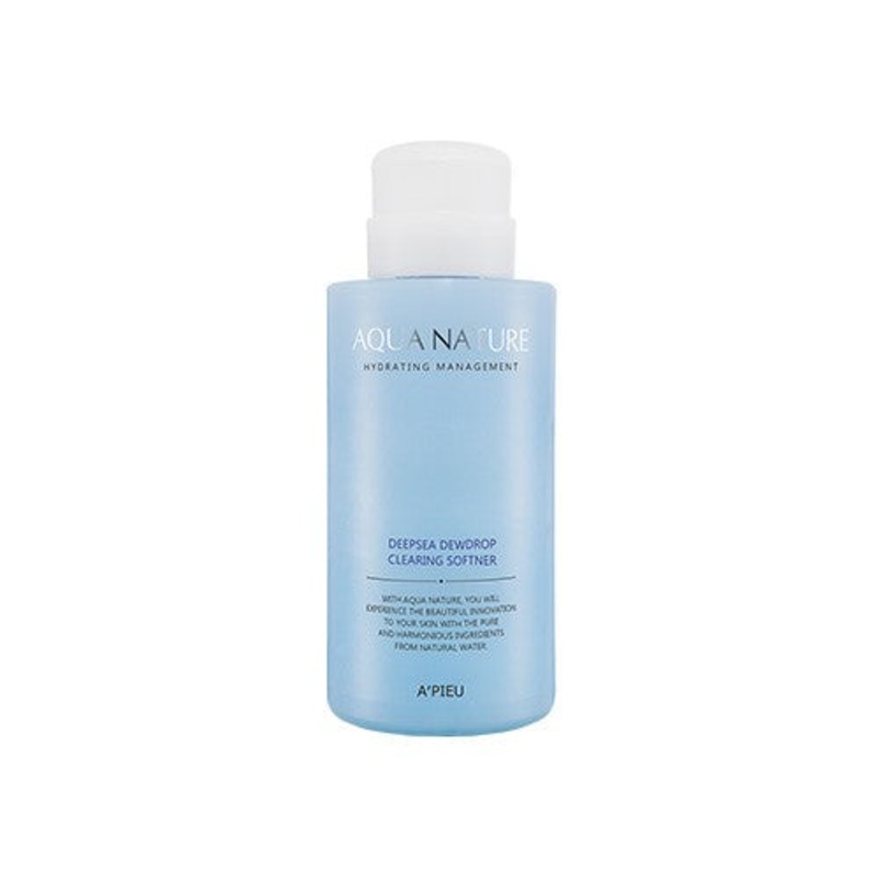 Apieu Aqua Nature Deep-Sea Dew Drop Clearing Softner  500ml | Brightening & Hydrating Toner