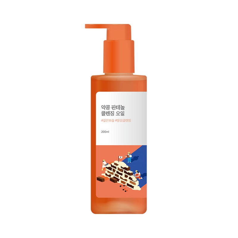 Round Lab Soybean Panthenol Cleansing Oil  200ml | Deep-Cleansing, Barrier-Strengthening Oil for Sensitive Skin