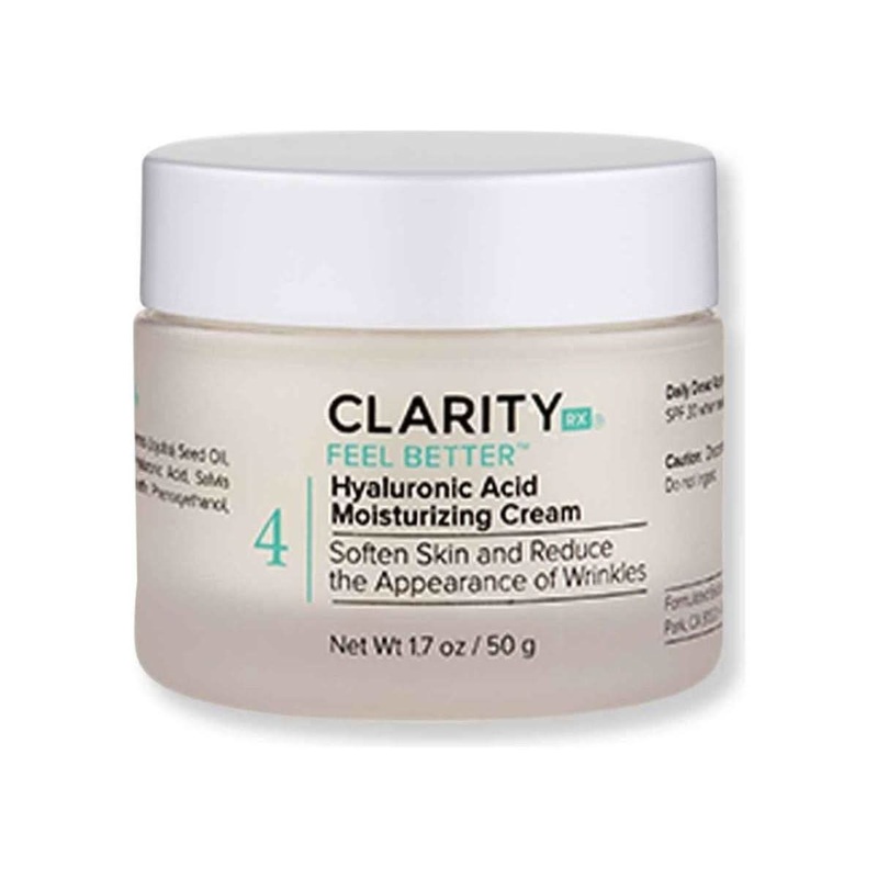 ClarityRx Feel Better Hyaluronic Acid Moisturizing Cream  50ml | Intense Hydration & Anti-Aging