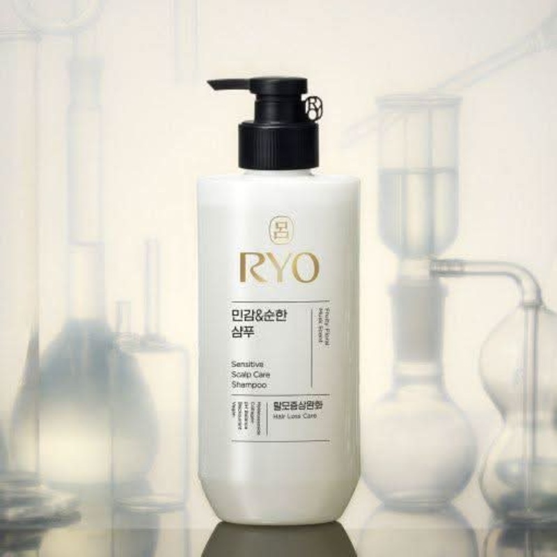 Ryo Sensitive Scalp Care Shampoo – 480ml | Soothing & Strengthening Anti-Hair Loss Care