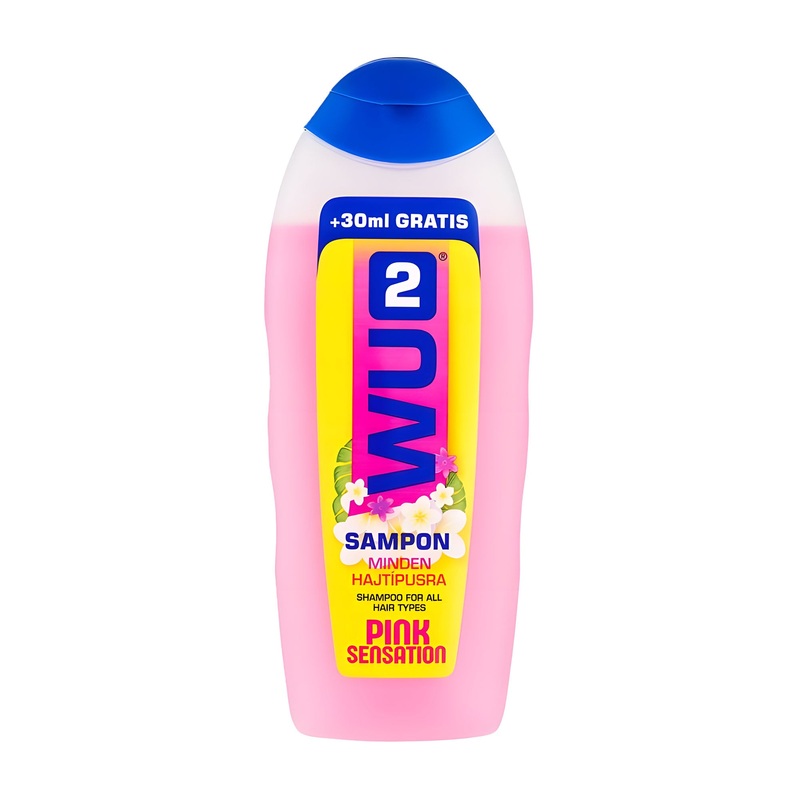 WU2 Pink Sensation shampoo for all hair types, 280 mL