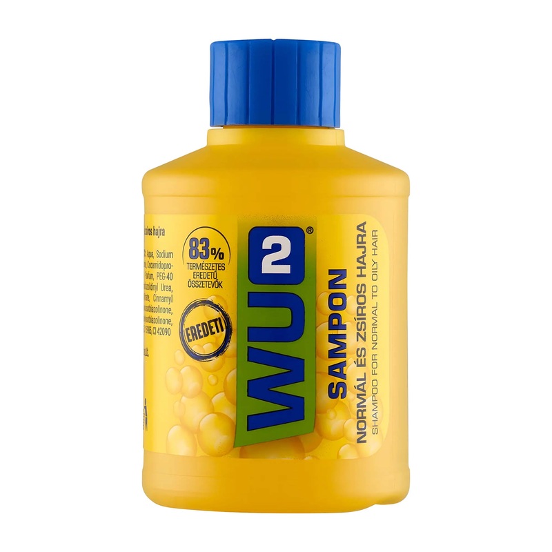 WU2 Shampoo for normal to oily hair, 100 mL
