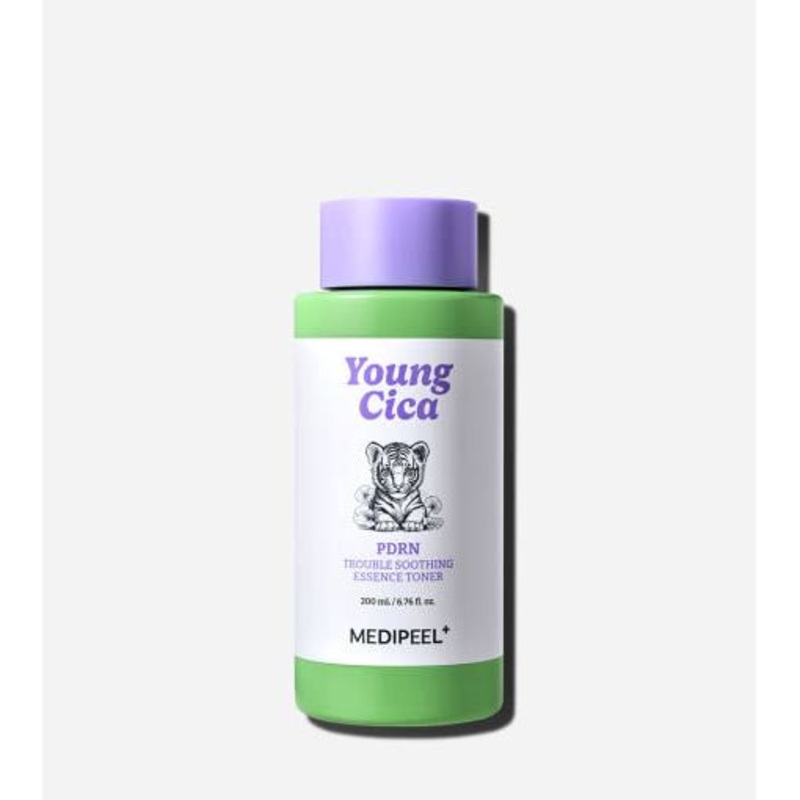 MEDIPEEL Young Cica PDRN Trouble Soothing Essence Toner  200ml | Calming, Hydrating & Barrier-Strengthening Toner