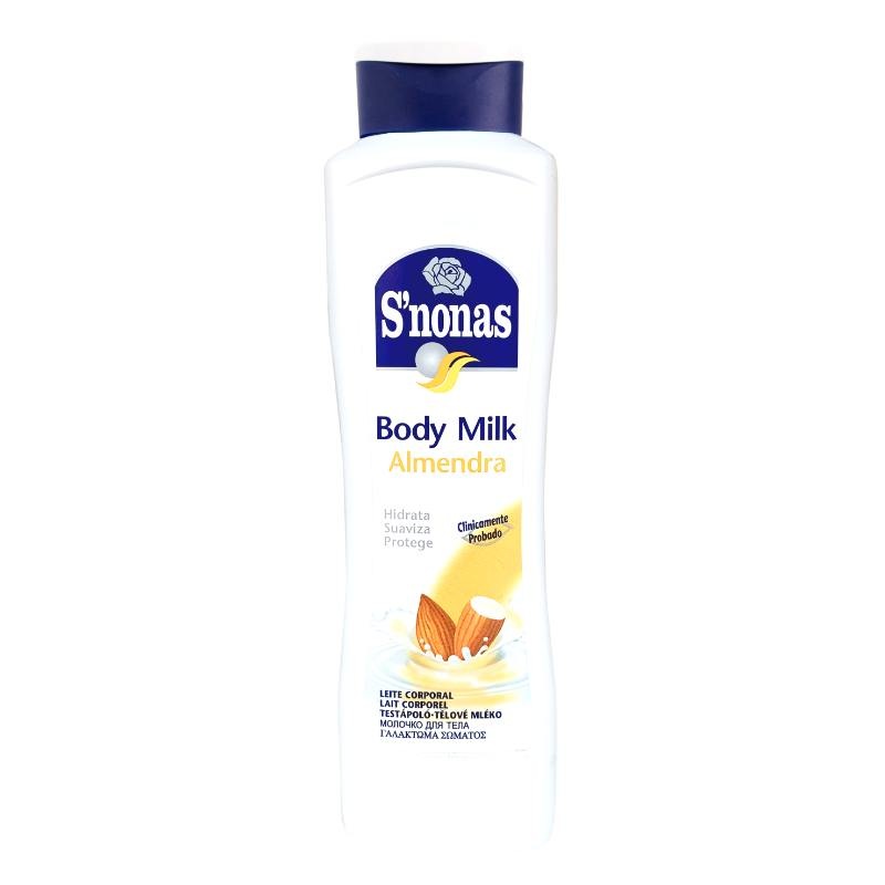 S’nonas body milk  – Almond 750ml