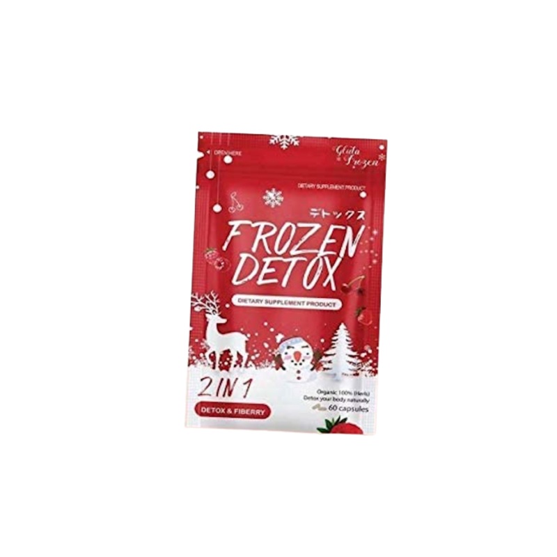 Frozen Detox Dietary Supplement Product 2 In 1Detox And Fiberry