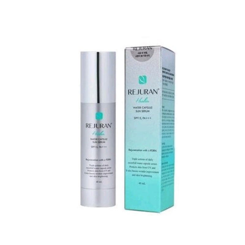 REJURAN Healer Water Capsule Sun Serum SPF15 PA+++  40ml | Soothing Daily UV Protection with c-PDRN
