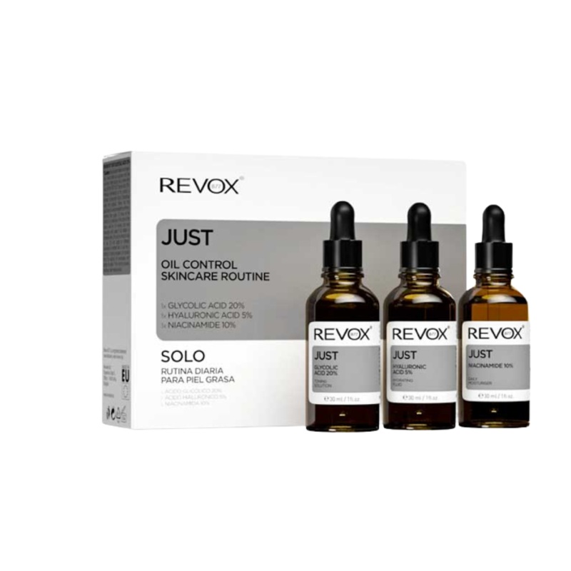 Revox Just Oil Control Skincare Routine 3 X 30ML