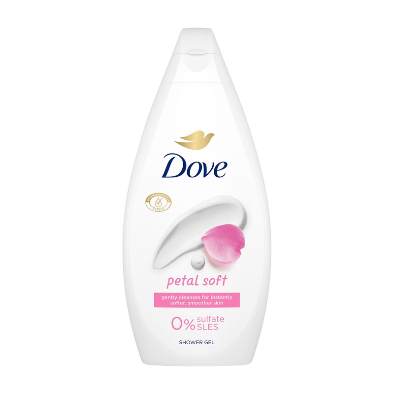 Dove Petal Soft shower gel, 450 mL