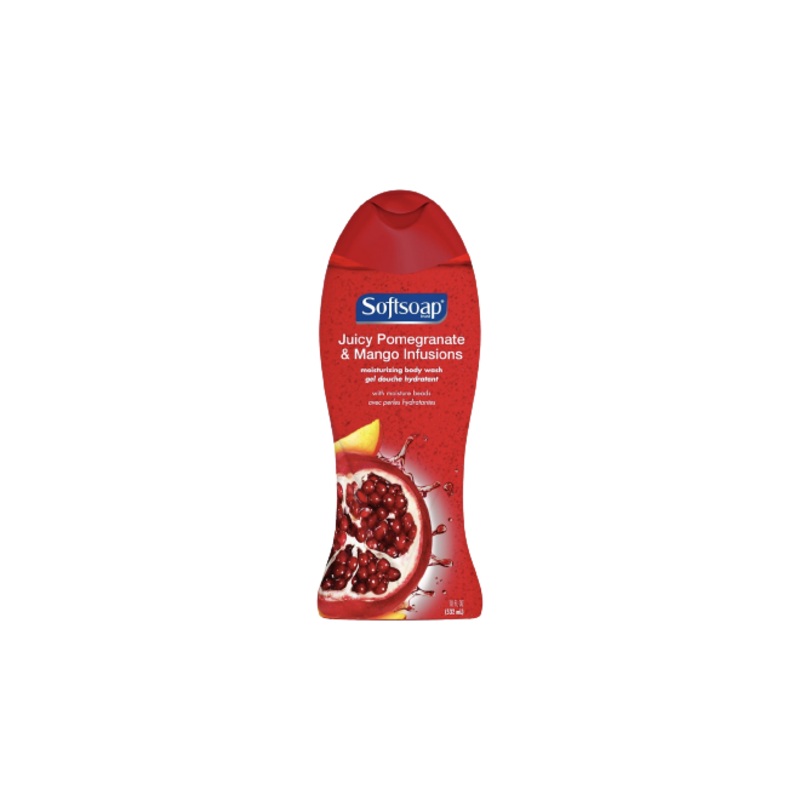 Soft Soap Juicy Pomegranate And Mango Body Wash