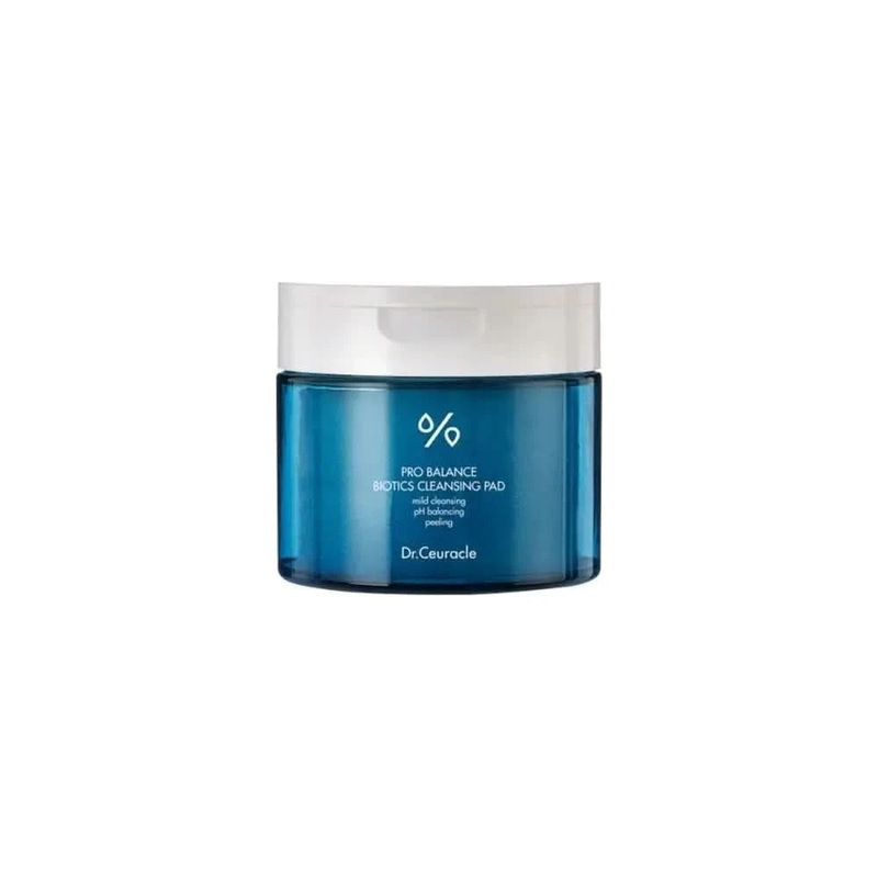 Dr. Ceuracle Pro Balance Biotics Cleansing Pad  60 Count | Gentle Exfoliation & Hydration