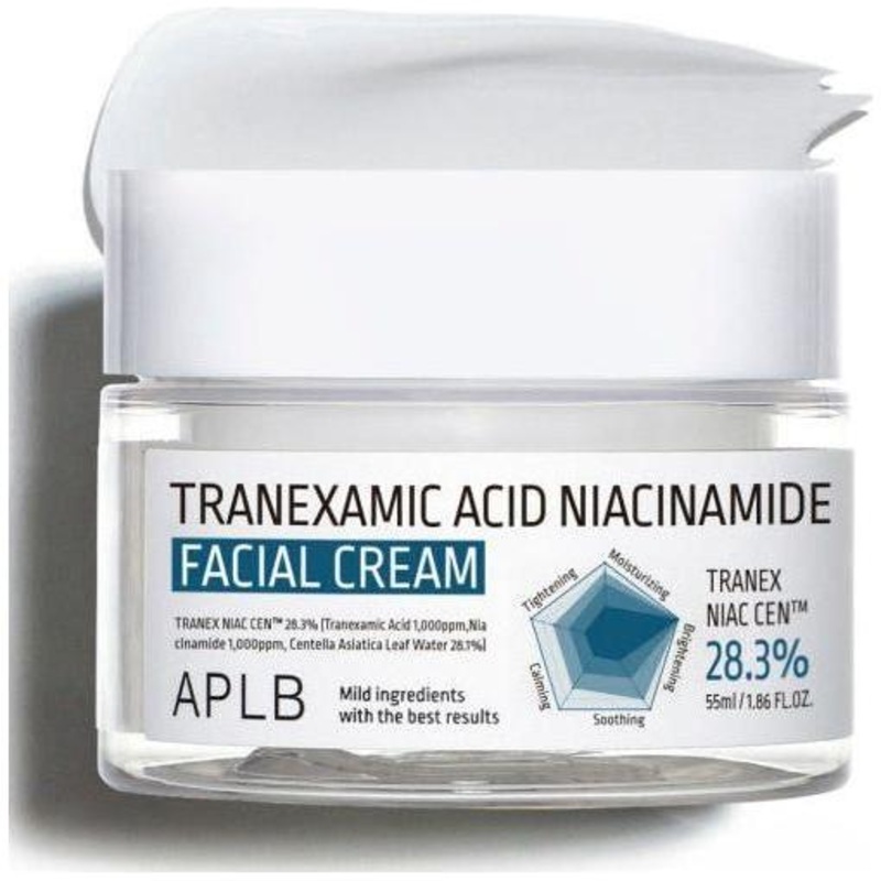 APLB Tranexamic Acid Niacinamide Facial Cream  55ml | Brightening & Hydrating Daily Moisturiser