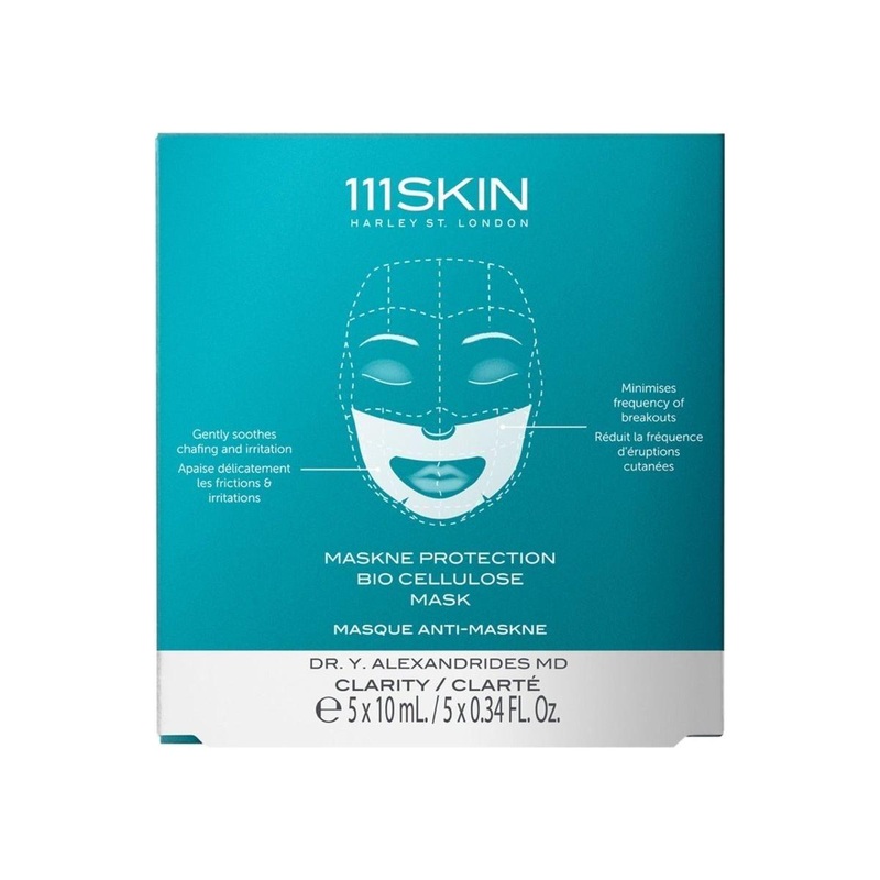 111SKIN Maskne Protection Biocellulose Mask  5 Treatments | Anti-Blemish Barrier for Mask-Induced Breakouts 5 Treatments