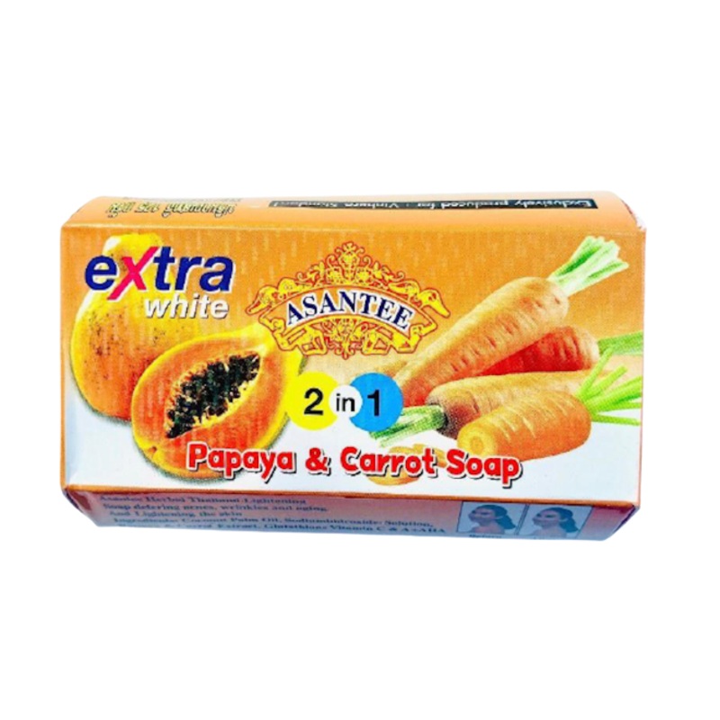 Asantee 2 In 1 Papaya And Carrot Soap