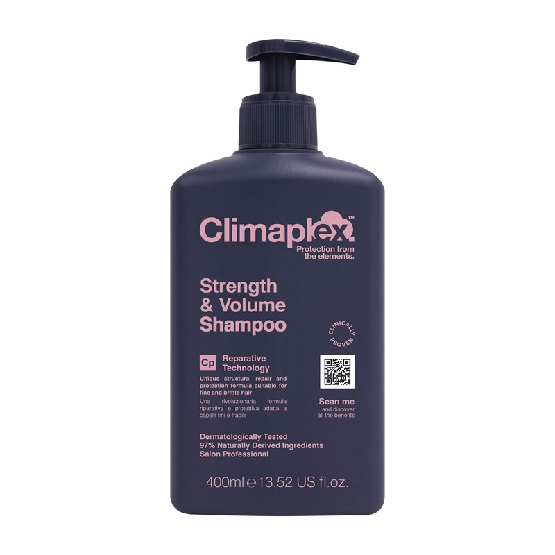 Climaplex Strength & Volume shampoo for fine and brittle hair, 400 mL