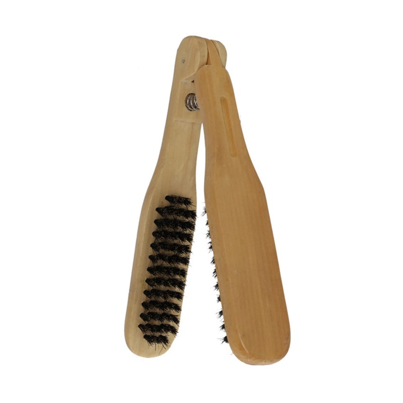 Generic Hair Straightener Wooden Brush – Salon Style and Hairdressing