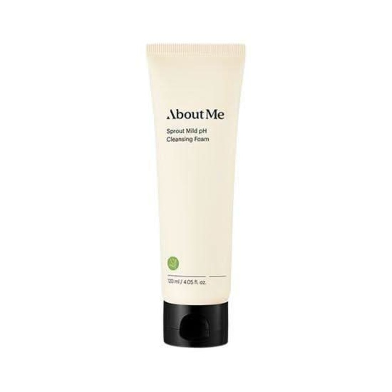 [About Me] Sprout Mild pH Cleansing Foam  Gentle, Hydrating & Vegan Face Wash (120ml)