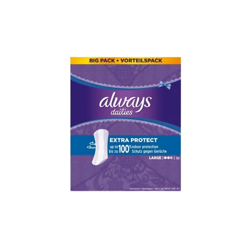 Always Dailies Large Extra Protect 52