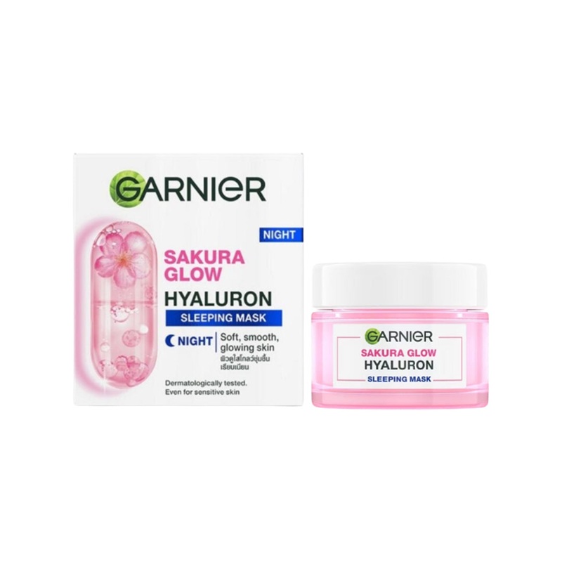 Garnier Sakura Glow Hyaluron Night Sleeping Mask 50ml