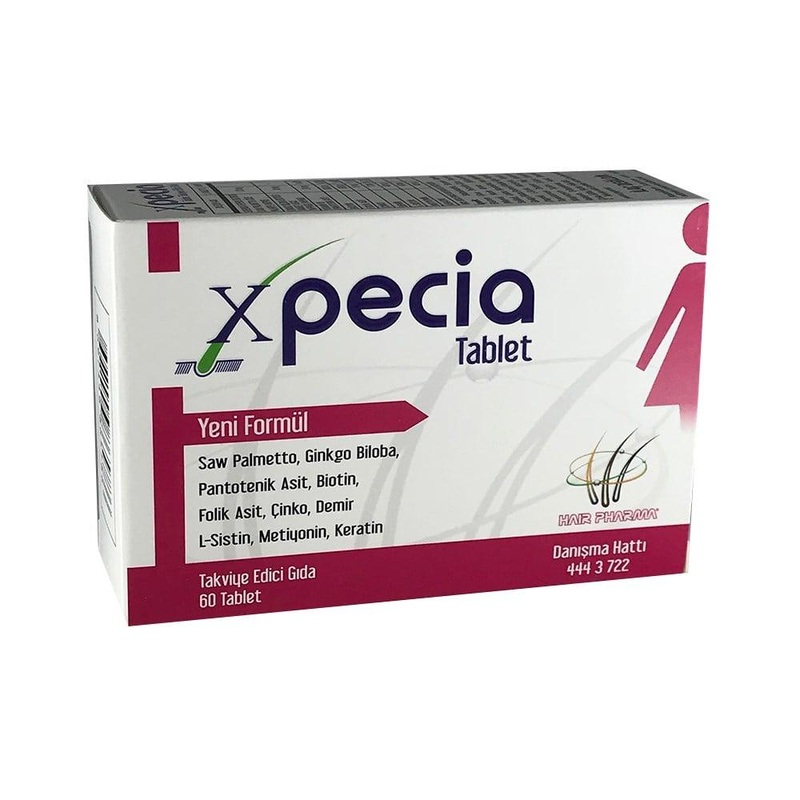 Xpecia Women’s Health Dietary Supplement – 60 Tablets with Saw Palmetto, Biotin, and Zinc
