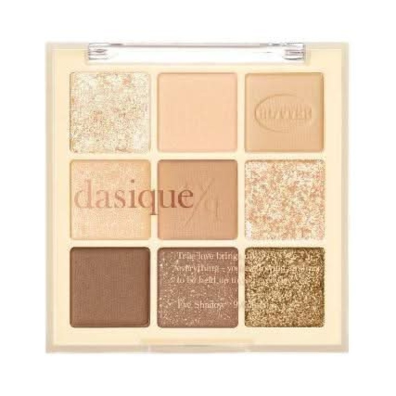 Dasique Eyeshadow Palette  #17 Butter Cream | Nude & Gold Shimmer Shades