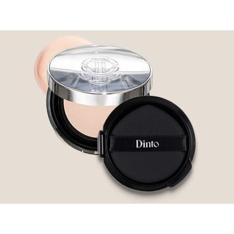 Dinto [Wooncho Collection] Blur-Glowy Cushion  12g + 12g Refill  High-Coverage Korean Cushion Compact for Radiant, Flawless Skin 941 Pure Wooncho