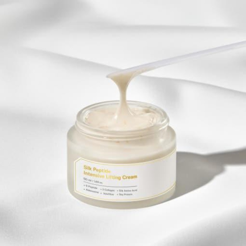 SUNGBOON EDITOR Silk Peptide Intensive Lifting Cream  50ml | Anti-Aging Moisturiser with Peptides, Ceramides & Hyaluronic Acid