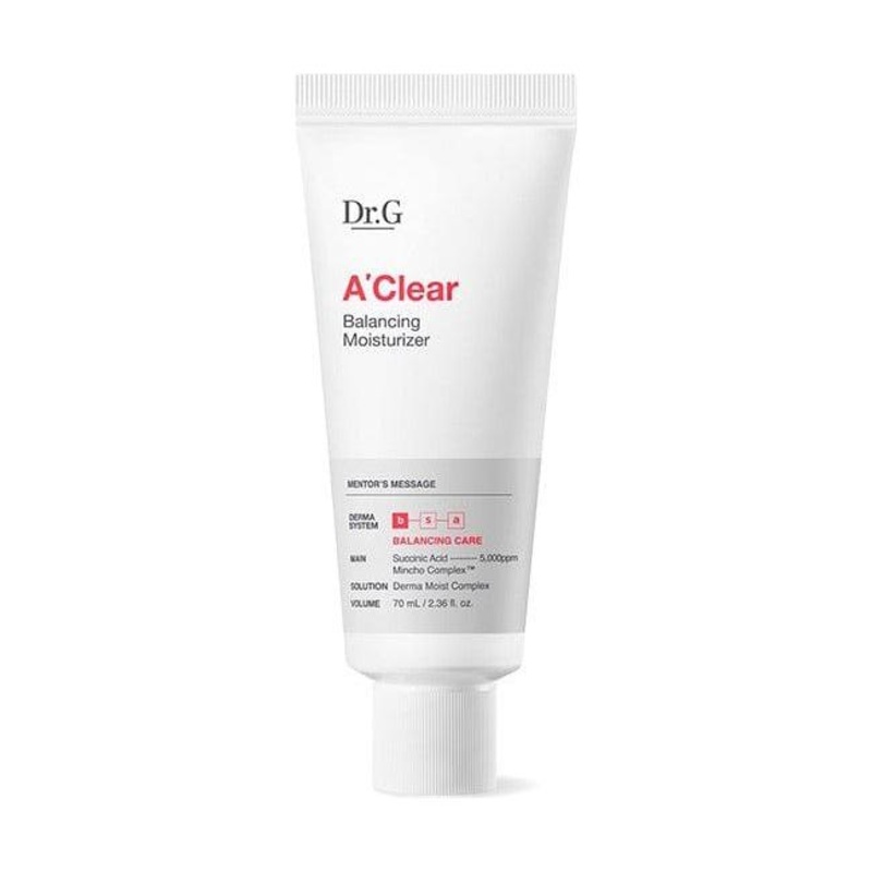 Dr.G A’ Clear Moisturizer  70ml | Lightweight Hydration & Sebum Control