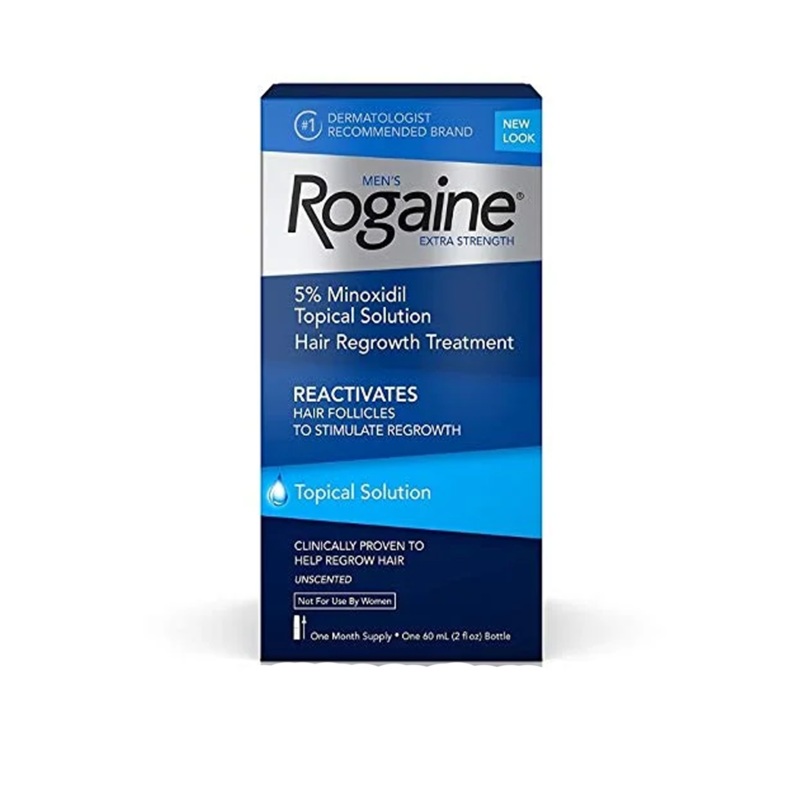 Men’s Rogaine Extra Strength 5 % Minoxidil Topical Solution , Hair Growth Treatment – 60ml