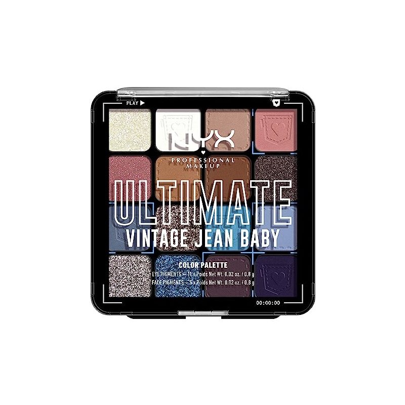NYX Ultimate Vintage Jean Baby Eyeshadow Palette