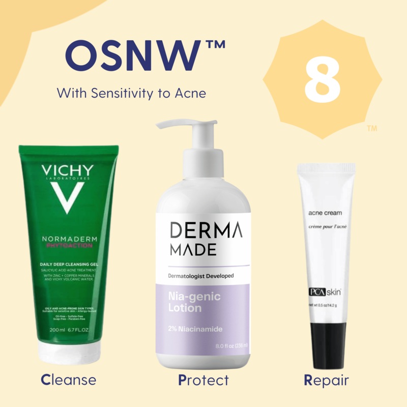 OSNW 8 Acne – Essentials Bundle No Sunscreen