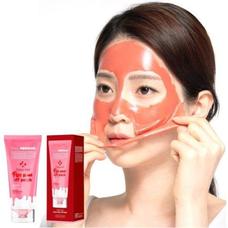 PAUL MEDISON Deep Red Pore Peel Off Pack  155ml | Powerful Pore Detox & Skin Smoothing Care