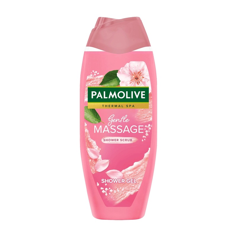 Palmolive Gentle Massage shower scrub gel, 500 mL